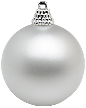 Deco Woerner Weihnachtskugeln Perlmutt matt, 10cm-6Stück