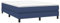 vidaXL Bettgestell, Polsterbett Bett für Schlafzimmer, Bettrahmen mit Lattenrost, Schlafzimmerbett Doppelbett, Blau 140x200cm Stoff