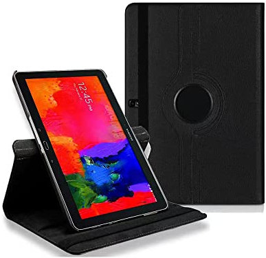 Étui pour tablette Samsung Galaxy Note Pro P900/901/905 12,2 avec support rotatif à 360° et fonction veille/réveil automatique (noir)