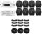 ailill 400 PCS Disposable Microphone Covers Non-Woven Disposable Mic Covers for Conferences, Concerts, Recording Room,