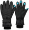 CityComfort Ski Handschuhe Kinder Jungen Sports & Outdoor Handschuhe Winter Wasserdicht Thermal Touchscreen Skihandschuhe Kinder 6-15 Jahren (Schwarz, 8-10 Jahre)