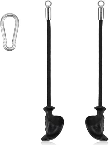HXD-ERGO Trizepsseil Einhand Trainingsseil, Ergonomisch Single Trizepsseil Krafttraining Griff, Heavy Duty Trizeps Seil für Workout am Seilzug Fitness Kabelzug Kraftturm