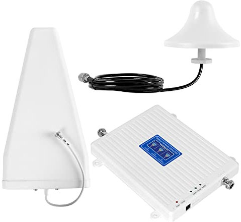 Xverycan Handy Signalverstärker, Tri-Band-Verstärker, 2g/3g/4g LTE-Signalverstärker, Universeller Signalverstärker Intelligenter Repeater Kit für alle europäische Carriers