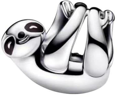 MITSOKU Charms Faultier 925 Sterling Silber Anhänger Perlen für Armbänder und Halsketten Schmuck Geschenke für Frauen