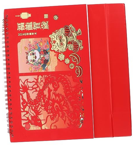 Gogogmee Tischkalender Monatskalender Kalender Für Hause Und Home Office Mit Schlichtem Drachen Design Dickem Papier Praktisch Für Tägliche Planung Und Dekoration