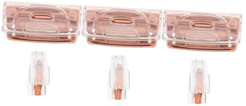 TEHAUX 3sätze Bürobedarf Stanzer Und Tragbarer Heftklammerentferner Roségold Für Elegantes Und Praktisches Arbeiten Im Büro