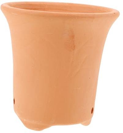 IWOWHERO Macetero De Barro Calado para Suculentas Maceta De Cerámica Transpirable Drenaje Soporte para Plantas Ventanas y Balcones Decoración Hogareña Versátil