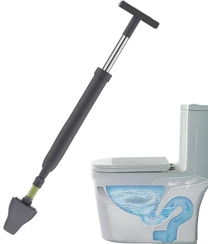 WC-Abflussreiniger, Toiletten-Pömpel für Badezimmer, Abfluss-Entriegelungswerkzeug, Klempner-Verstopfungsentferner, Hochdruckreiniger für Küchenspüle
