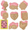 Set of 8 Religious Christening Moulds | Cookie with Chalice Holy Chalice for Easter Halloween Christmas Religious Baptism Communion