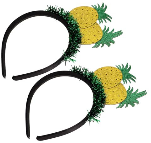 DRESSOOS 2 Stücke Ananas Geformt Stirnbänder Obst Haar Zubehör Für Frauen Party Kopfschmuck