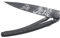 deejo - Couteau de Poche Pliant 27g - Manche en Fibre de Carbone, Lame en Acier Inoxydable Z40C13 - Motif Moto Racing - Couteau de Table, Randonnée, Camping, Bivouac