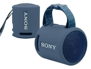 Protective Silicone Cover for SONY SRS-XB 100/SRS-XB 13 Portable Bluetooth Speakers - Shockproof, Dustproof, and Waterproof for Worry-Free Use Anywhere,Blue