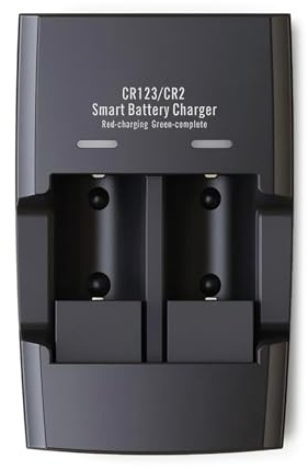 SYJHHWGS CR2 LiFePo4 Wiederaufladbarer Akku 3,2 V LiFePo4 Batterieladeadapter für RCR123 RCR2 16340 17335 14250 Elektrische Spielzeugalarme