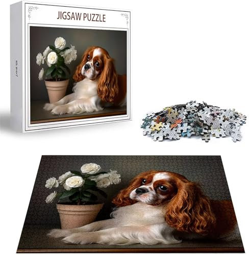 Puzzle Tier Puzzle 5000 Teile, Holzpuzzle Erwachsene, Mehrfarbig Holzpuzzle, Klassische Puzzles Hund Wooden Jigsaw für Erwachsene Und Kinder 14 Jahren, Geschenke Home Wand Dekor 156x105cm D-88