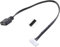 JIzian Black for Coolmoon-Fan Controller 5V 3 Pin to 6pin 4Pin Transfer Adapter Cable 5V ARGB 3Pin to 4P 6P Converter Cable Audio and Video Power Cords