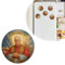 Pessrrtewg Pope Leo XIV 14th Divine Portrait Magnet,5.5”Round Religious Keepsake with American Flag and Dove,Historic Catholic Keepsake for Home,Office,Fridge,Religious Gift for Devout Catholics