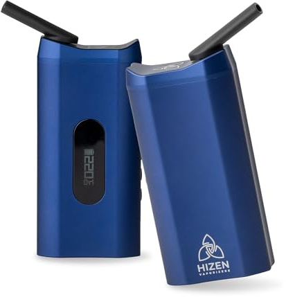 HIZEN Nanu Vaporizer Arctic Blue – Konvektion, 18650 Wechselakku, USB-C | Konvektionsheizsystem, isolierte Luftwege, 80–220 °C stufenlos, 18650 Wechselakku 3600 mAh, USB-C, entwickelt in Deutschland