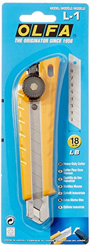 Olfa 857215 ARL-1 Cutter L-1, gelb/schwarz