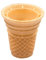 PJaspert Eiswaffeln | Waffelbecher Softeis Cup groß 70xØ64mm (24 Stück)