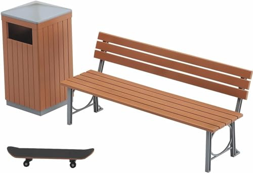ハセガワ Hasegawa FA10 1/12 Park Bench and Bin Game