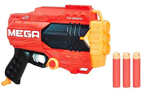 Hasbro Nerf E0103EU4 Mega Tri Break, Spielzeugblaster