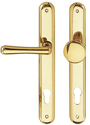 SH-Wechselgarnitur ELEGANT Knopf gerade, TS 34-78mm, Messing PVD, 1 Garnitur | Zubehör Beschläge Türen