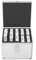 ORICO Alluminio scatto esteso hard disk protezione 10 bay stoccaggio scatola Scatola di protezione per disco rigido in alluminio da 3,5 pollici - silver