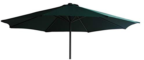 TFS Replacement Parasol Fabric Canopy for Standard, Cantilever & Balcony Parasols (3m 8arm, Green)