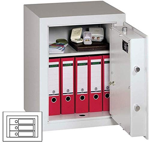 Müller Safe MVO 4 Möbeltresor, Mechanisches Kombinationsschloss ZKS anstatt des Doppelbartschlosses, Grad 1 nach EN 1143-1, H37.6xB49.6xT45 cm, 81 kg