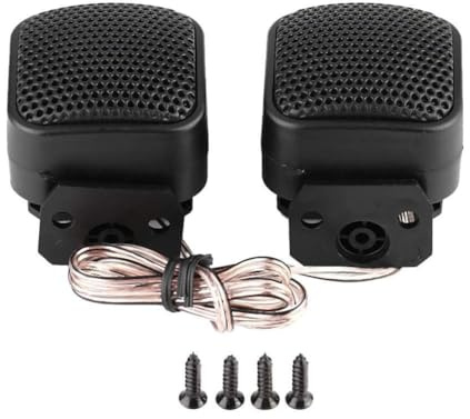 EVGATSAUTO Auto Hochtöner 500W, 2 Stück Hochleistungs-Audio-Lautsprecher, Super Power Square Tweeter, Ersatz für Auto Soundanlage, Einfache Installation, Komplettset mit Schrauben