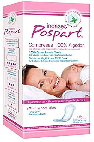 INDASEC POSPART COMPRESAS NORMAL ALAS 10 PARA2