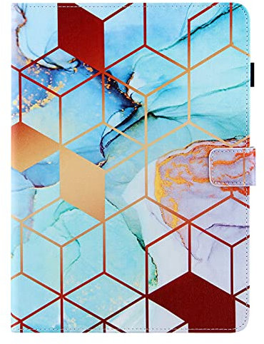 SiriPinfan 10 inch Tablet Custodia - Custodia universale in pelle con supporto Folio Cover compatibile con Fire HD 10, Google Nexus 9/10, Galaxy Tab E 9.6 / Tab A 10.1, Sony Xperia Z / Z2 / Z3