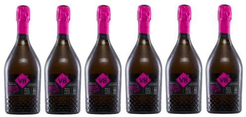 6x 0,75l - 2024er - Vineyards V8+ - Lele - Prosecco Rosé Spumante - extra dry - Prosecco D.O.P. - Italien - Rosé-Schaumwein extra dry