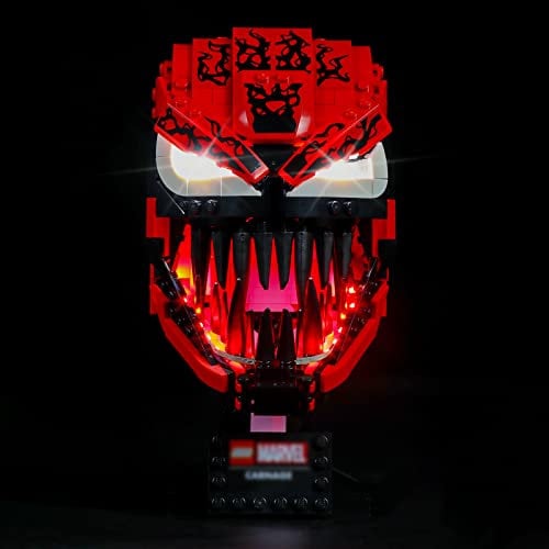 cooldac Light Kit for Lego Marvel Spider-Man Carnage Building Kit 76199, LED Lighting Kit Compatible with Lego 76199 Basic Version (Package Don't Include Lego Model, Just Light Kit)
