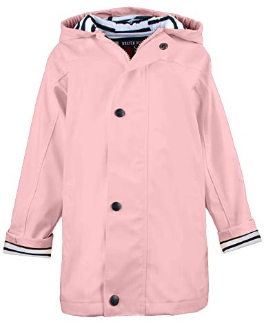 Breizh Ocean - Ciré Imperméable Enfant ELVEN, Intérieur Rayé Marinière avec Capuche - 1 an à 14 Ans