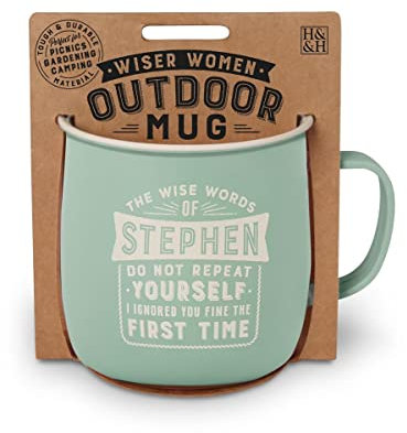 History & Heraldry Personalised Outdoor Mug (Stephen)