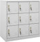 ARKEM Schließfachschrank Hellgrau 90x45x92,5 cm Stahl SchließFachschrank Spind Organizer Garagenschrank Spind Schrank 336440