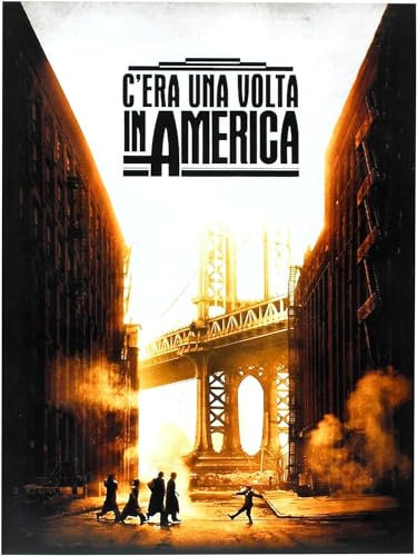 KUSTOM ART Poster Decorativo da Parete Serie Locandine Film Famosi (C'era Una Volta in America) Stampa Artistica su Carta Patinata 40x30 cm Senza Cornice