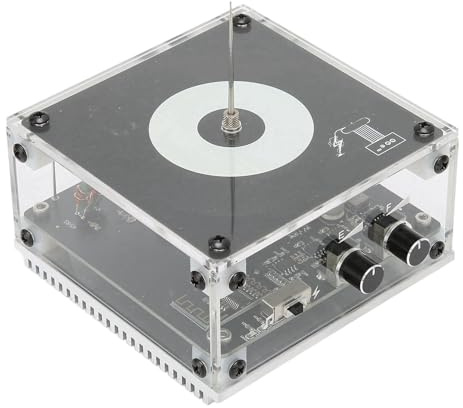 VBESTLIFE Bobina di con Musica Bluetooth, Generatore di Arco con Fulmine Artificiale Toccabile, Strumento di Esperimento per L'insegnamento delle Scienze, per Regali di Sussidi