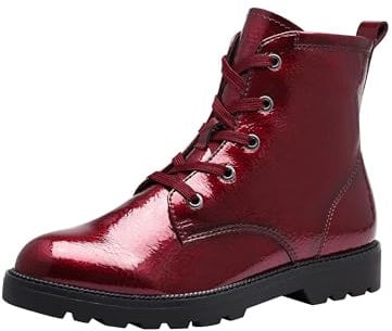 Tamaris Damen Stiefelette Vegan; BORDEAUX PATENT, EU 37