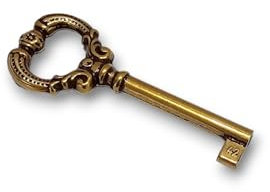 BricoShopping Chiavi Per Mobili In Arte Povera E Armadi Antichi Classici Moderni Chiave Universale In Stile Per Serratura Di Armadio In Ottone Chiave A Mappa Anticata Cassetto (BS0313, Patinè)