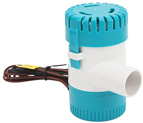 1100GPH Boat Bilge Pump 12V Electric Water Pump Marine Shock Resistant Stainless Steel Shaft Compact Efficient Fishing Boats Yachts