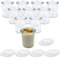 10 tarros de yogur con tapa, 160 ml, vasos de postre WECK, vasos de yogur aptos para diversos yogurteros y Thermomix Varoma