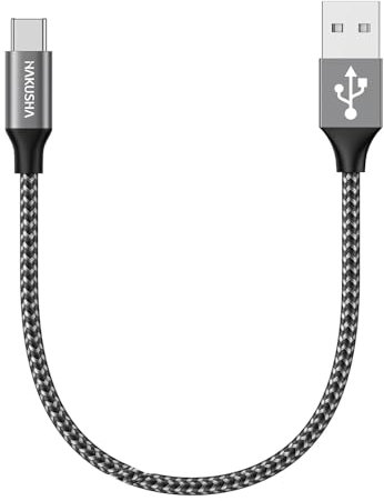 Câble USB C [30 CM] Câble USB Type-C Charge Rapide Nylon Câble Type C pour Samsung Galaxy S23 S22 S21 S20 S10 A71 A51 Huawei P50, Mate 40, MateBook,Xiaomi,OnePlus 9,Google Pixel 5,Realme