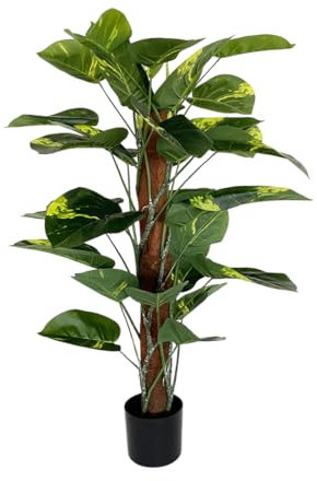 Acomoda Textil – Planta Artificial Decorativa con Macetero Elegante para Hogar, Jardín, Comercio y Oficina. Planta Sintética Resistente para Interior y Exterior Sin Cuidados. (Potus, 152 cm)