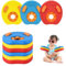 Flintronic Manguitos de Natación para Niños, Manguitos Piscina, Manguitos de Flotador de Natación Niños Discos Desmontables, pack de 6