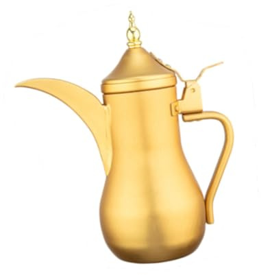 predolo Arabic Arabian 1.8L Housewarming Gift Insulated Flasks Luxury Serving Coffee Carafe Coffee Dispenser Aluminum Tea Pot