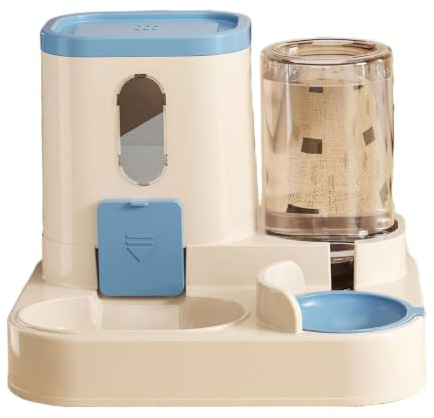 - und Tränkeset, automatischer Futter- und Wasserspender Auto | Automatischer Wasserspender für Hunde und Katzen, Futterspender-Set für Haustiere und kl