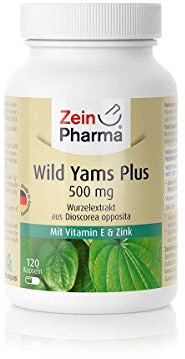 ZeinPharma Mexican Wild Yams 120 Vegetarische Kapseln, 1er Pack (1 x 75 g)