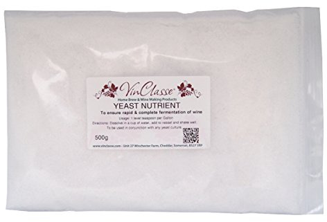 VinClasse Yeast Nutrient for Wine Making - 500g Bag